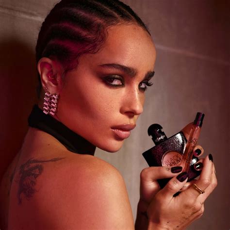 ysl black opium zoe kravitz|ysl black opium.